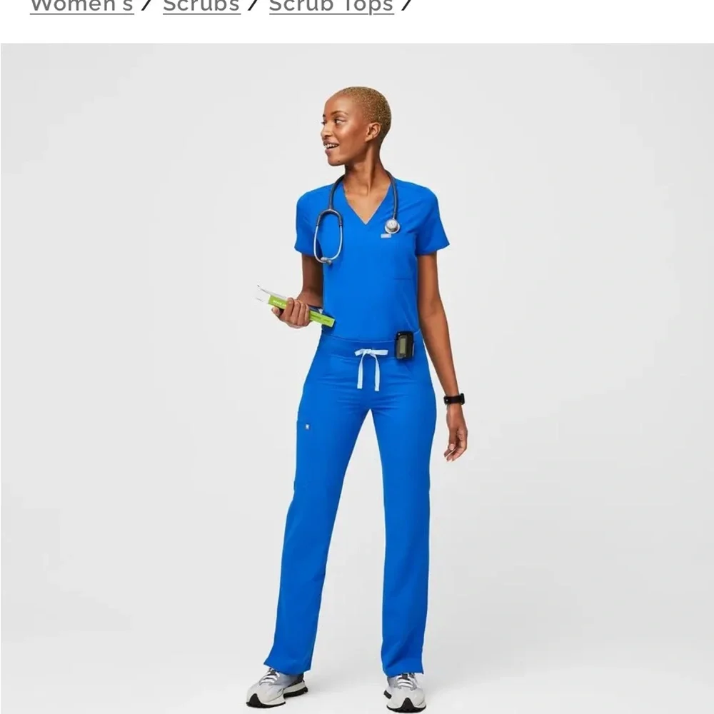 Figs Royal Blue Scrub Set - Picture 3 of 3